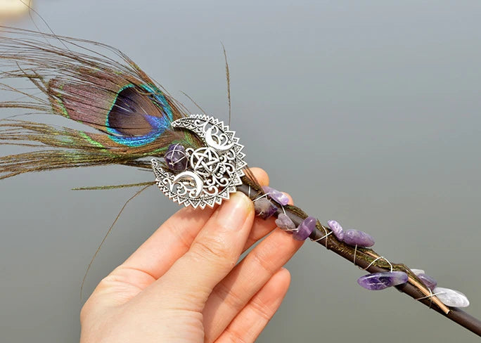 Amethyst Witch Wand