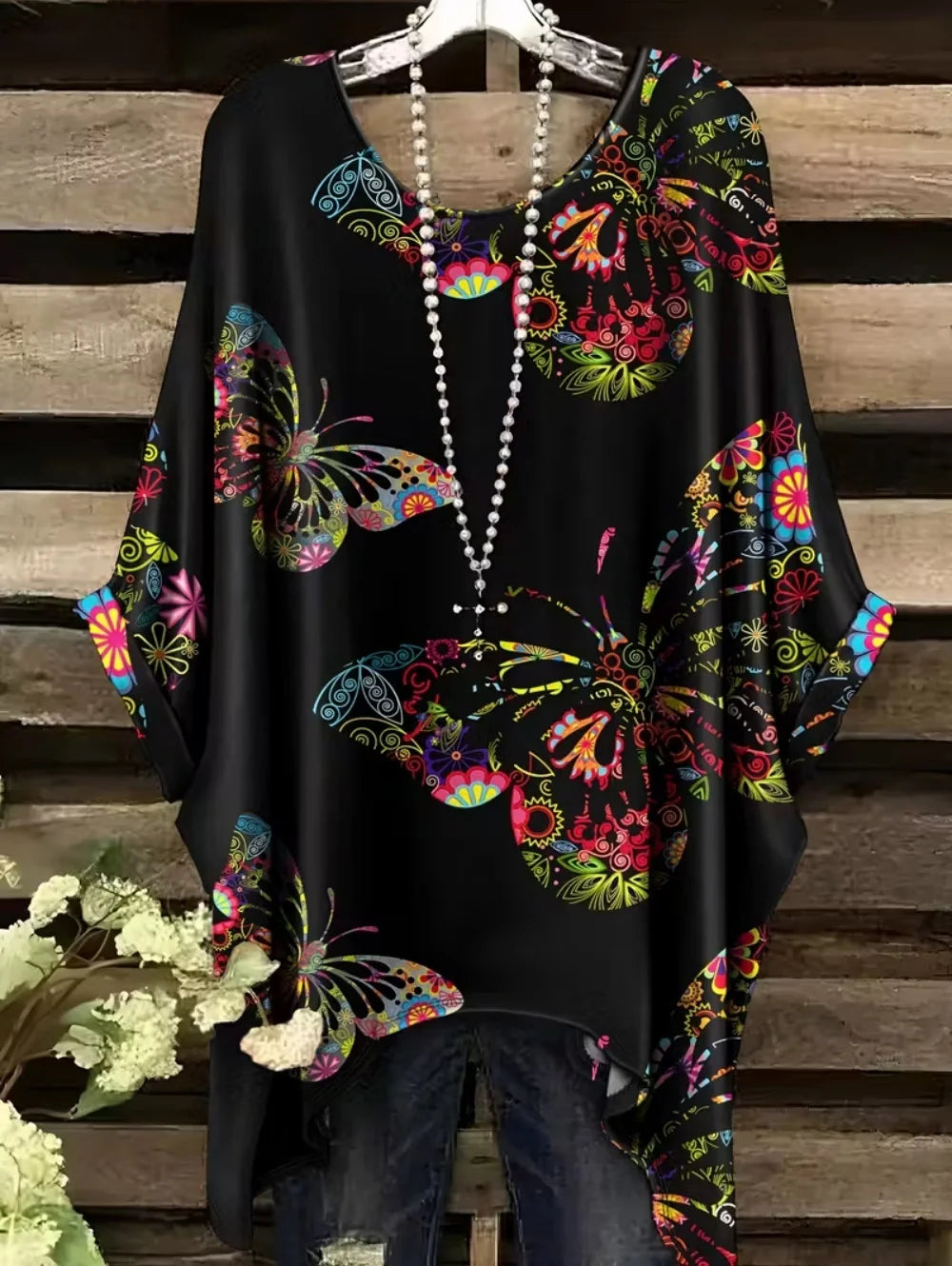 Bohemian Women's T-Shirt Vintage Elegant