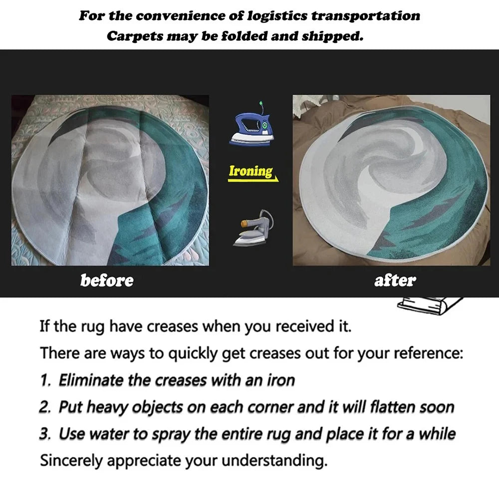 Mushroom Carpet Brown Dirt-Resistant Floor Mat