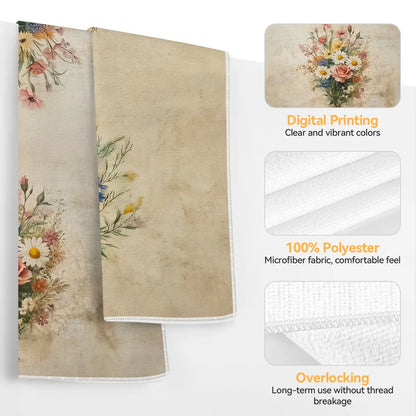 Retro Flowers 2-Pack Kitchen Towels