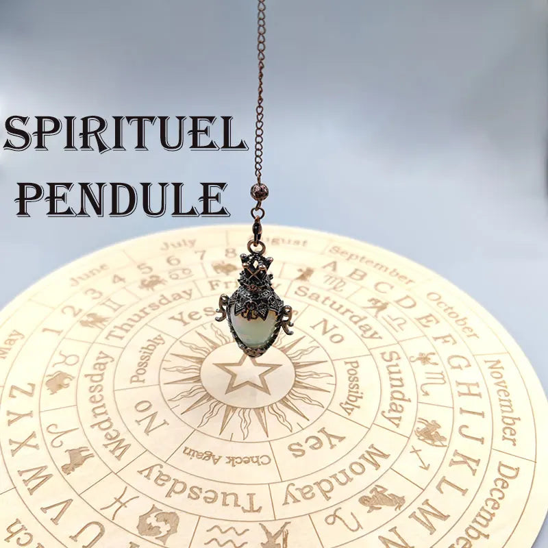 Healing Natural Stone Crystal Pendulums for Divination