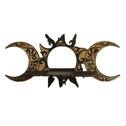 Sun and Moon Shelf for Crystals