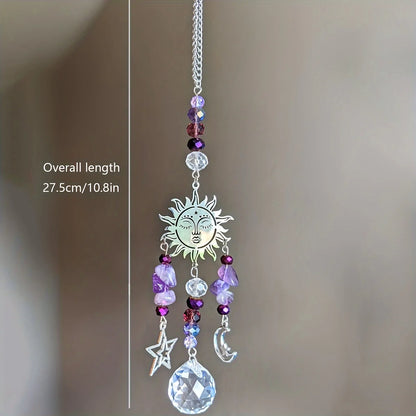 Amethyst Moon Goddess Suncatcher