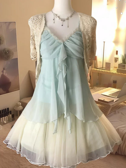 3 Piece Set Woman Aesthetics Fashion