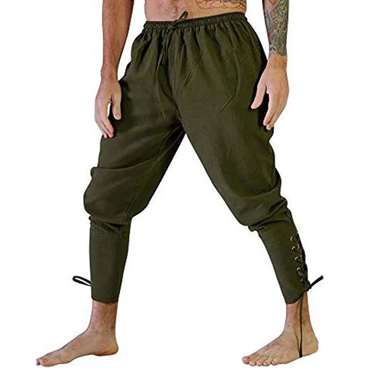 Pirate Trousers Lace Up Renaissance Pants