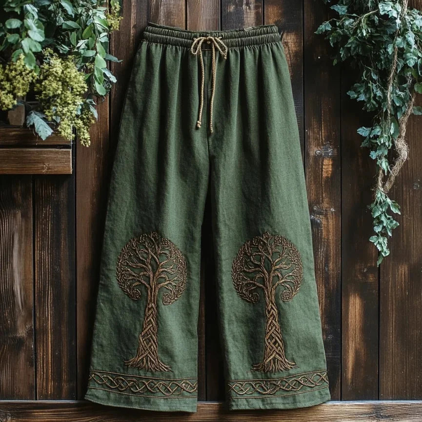 Men's Viking Retro Nordic Gods' Casual Straight Leg Pants
