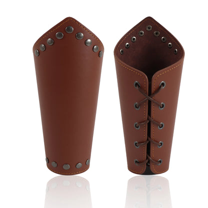 Medieval Leather Armor Arm Warmers