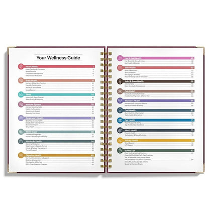 Natural Healing Guide Spiral Bound Herbal Book