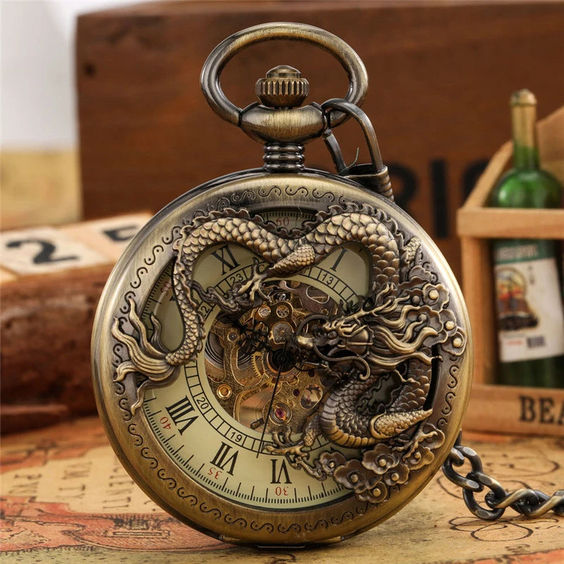 Steampunk Dragon Pocket Watch