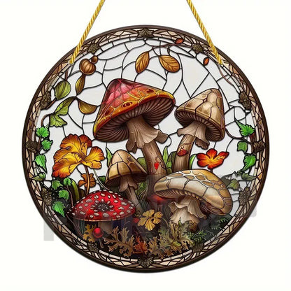 Acrylic Mushroom Suncatcher