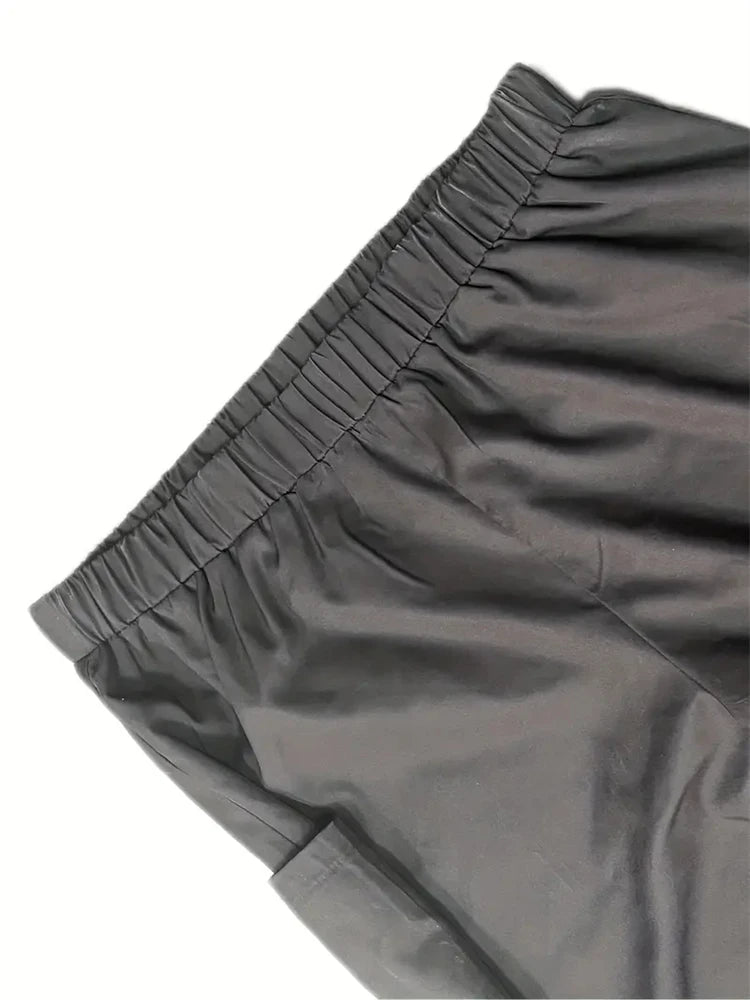 Wide-legged Pants Elegant Sun, Moon And Star Print