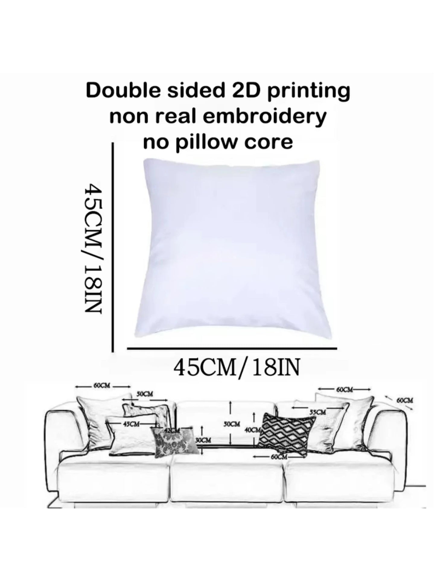 Mushroom Moon Night Pillow Cover