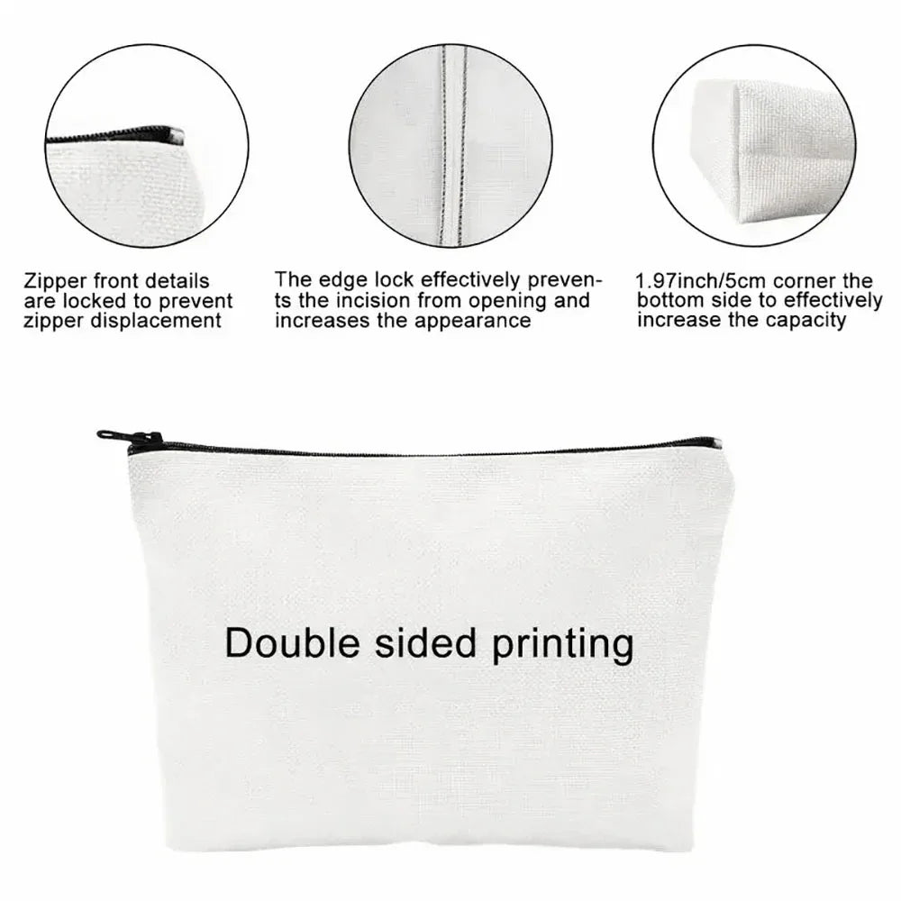 Night Cat Wizard Makeup Bag Double-Sided Printed