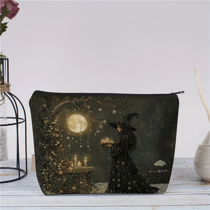 Witch-themed Durable Multifunctional Storage Bag