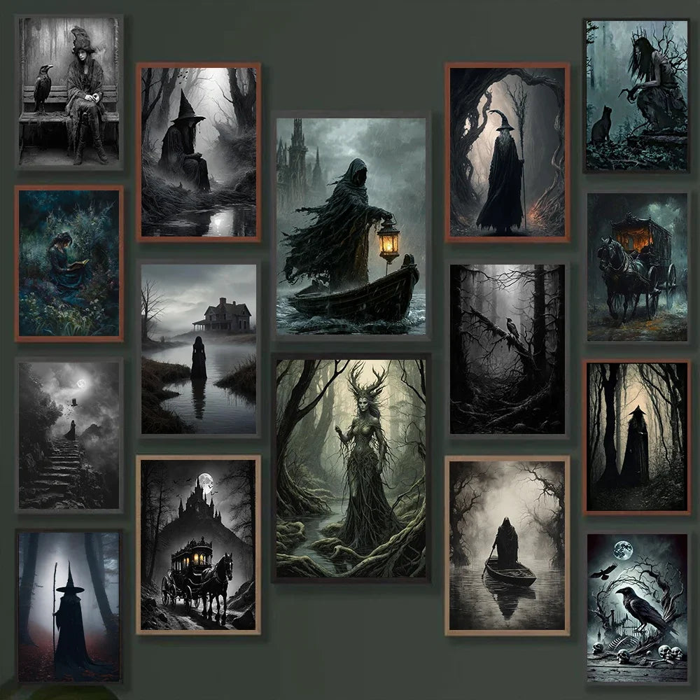 Dark Academia Art The Witch Demon