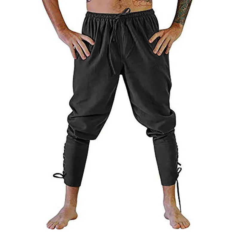 Pirate Trousers Lace Up Renaissance Pants