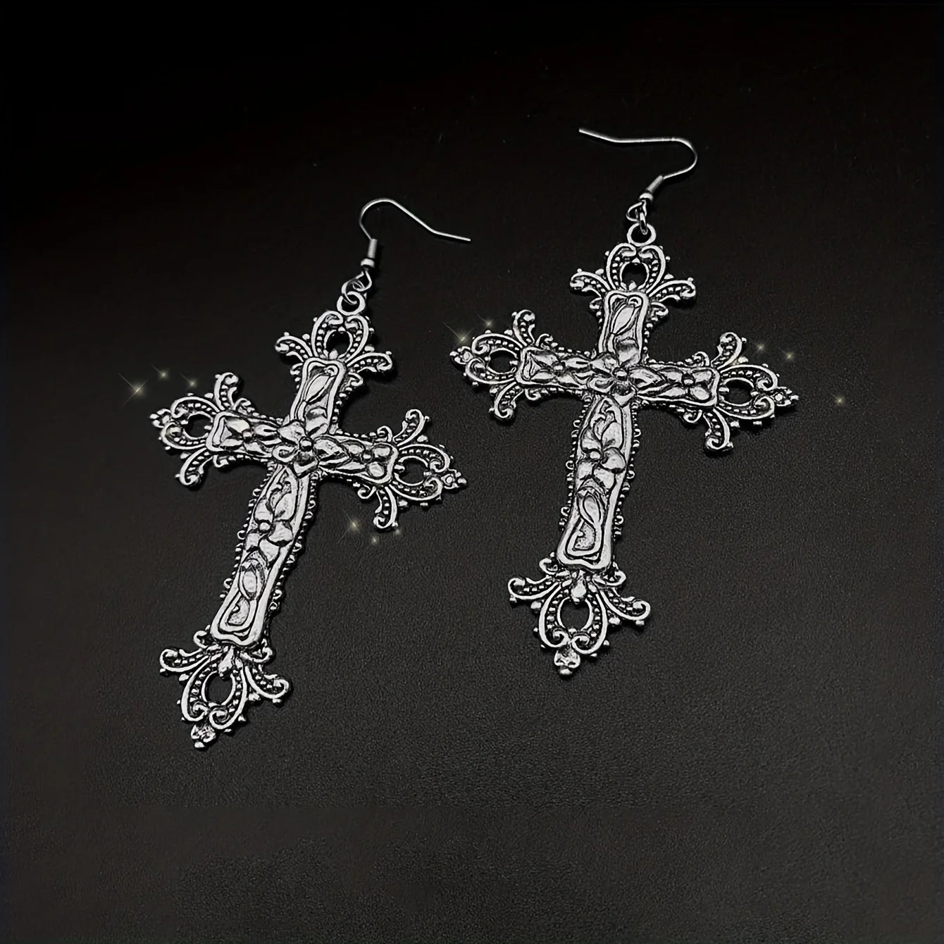 Vintage Mushroom Pendant Earrings