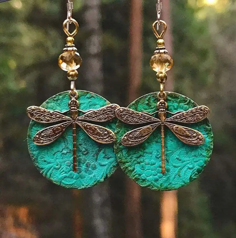Boho Sunflower Earrings