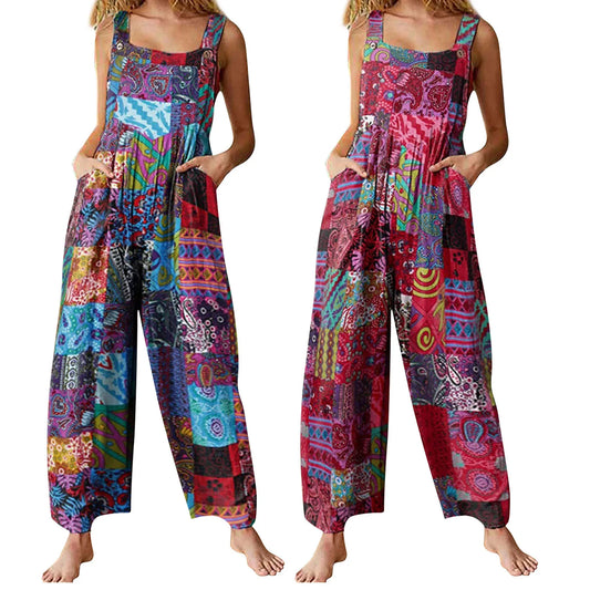 Women Jumpsuits Overalls Multicolor
