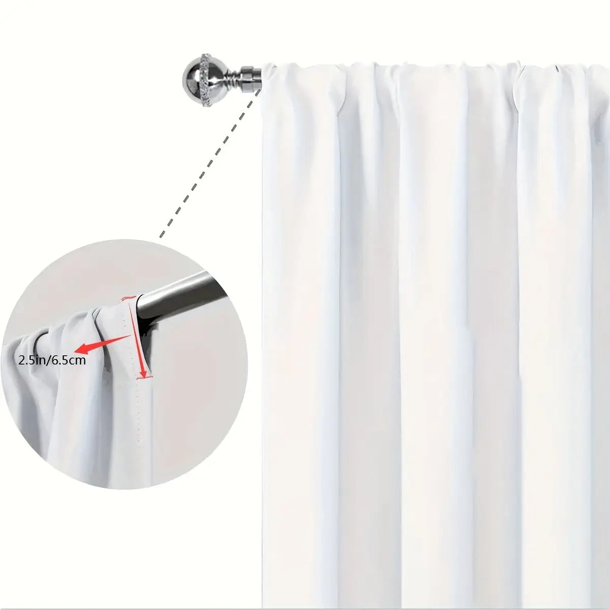 2 Pcs Psychedelic Forest print curtains