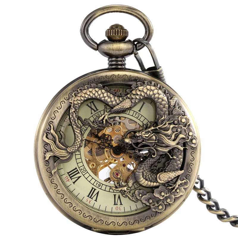 Steampunk Dragon Pocket Watch