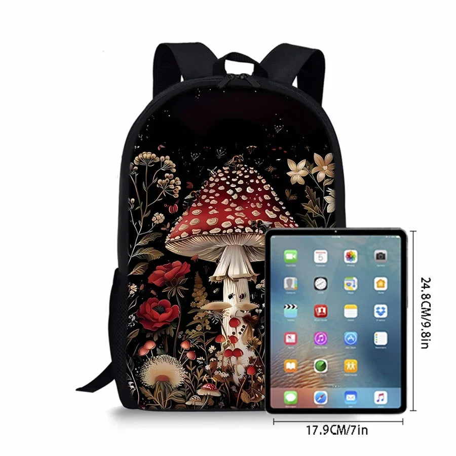 Mushroom Forest Backpack For Boy/Girls
