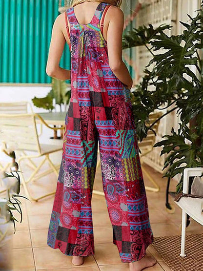 Women Summer Overalls Multicolor