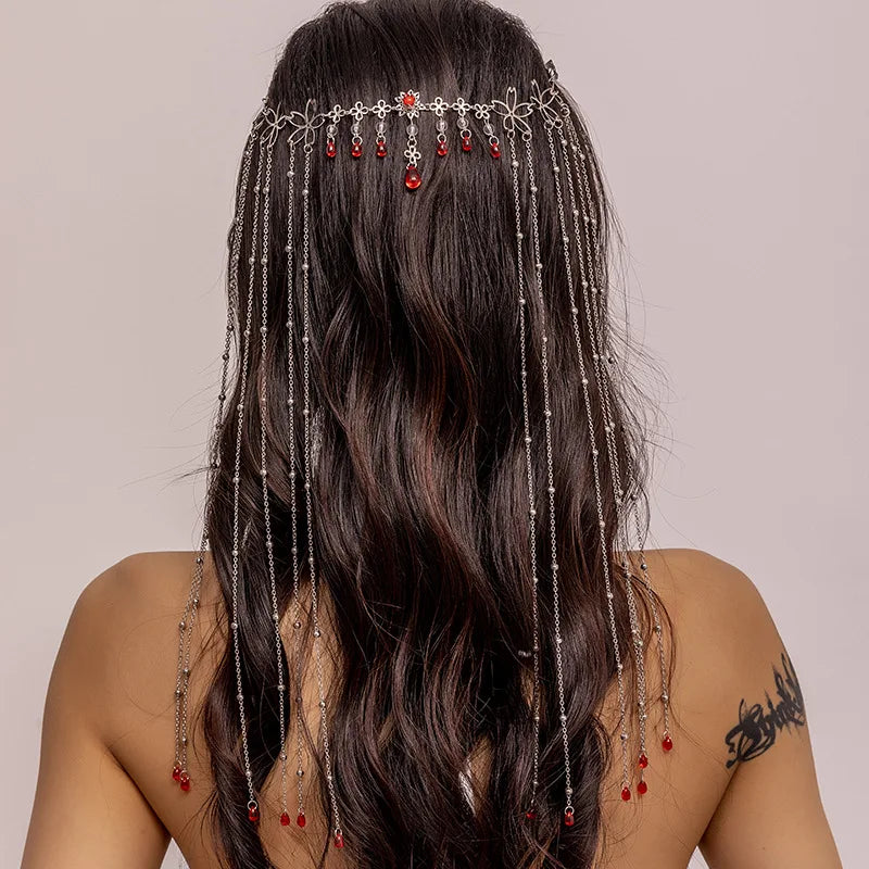 Fairy Long Tassel Veil Hair Ornaments