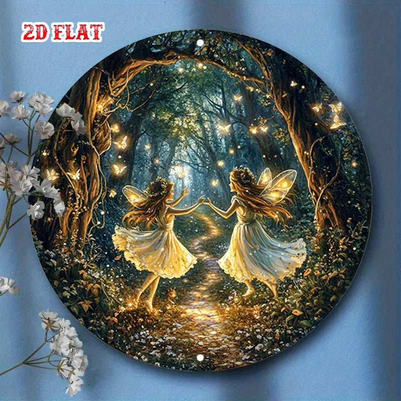 Magic Forest Circular Sign