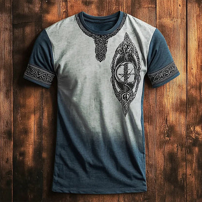 Men's Short-Sleeve T-Shirt Ethnic Print