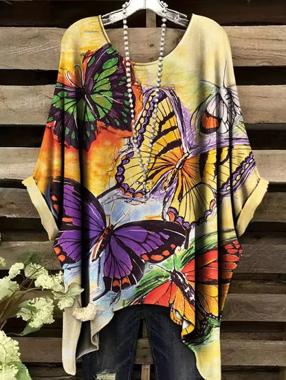 Bohemian Women's T-Shirt Vintage Elegant