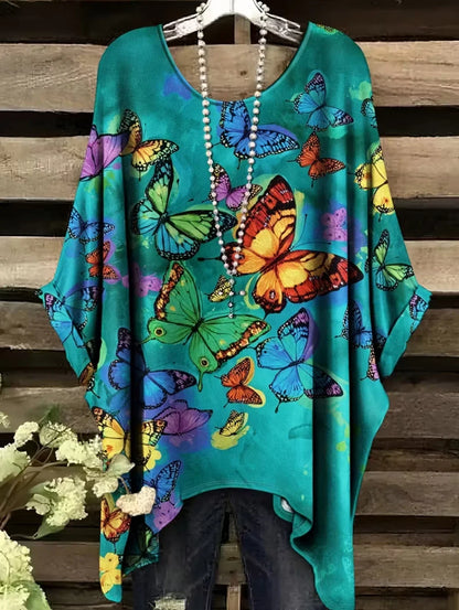 Bohemian Women's T-Shirt Vintage Elegant