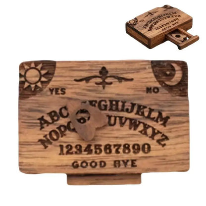 Mini Ouija Board Retro Wooden Miniatures