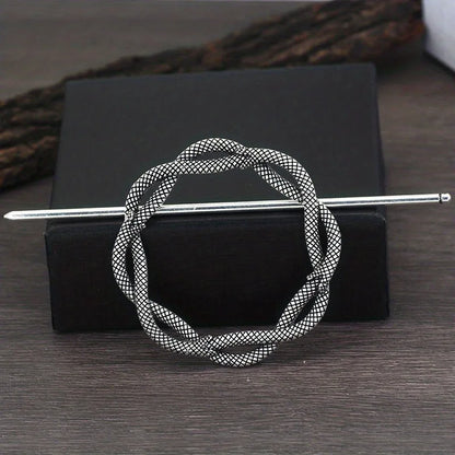 Elegant Viking Retro Crescent Cloud Hair Clip
