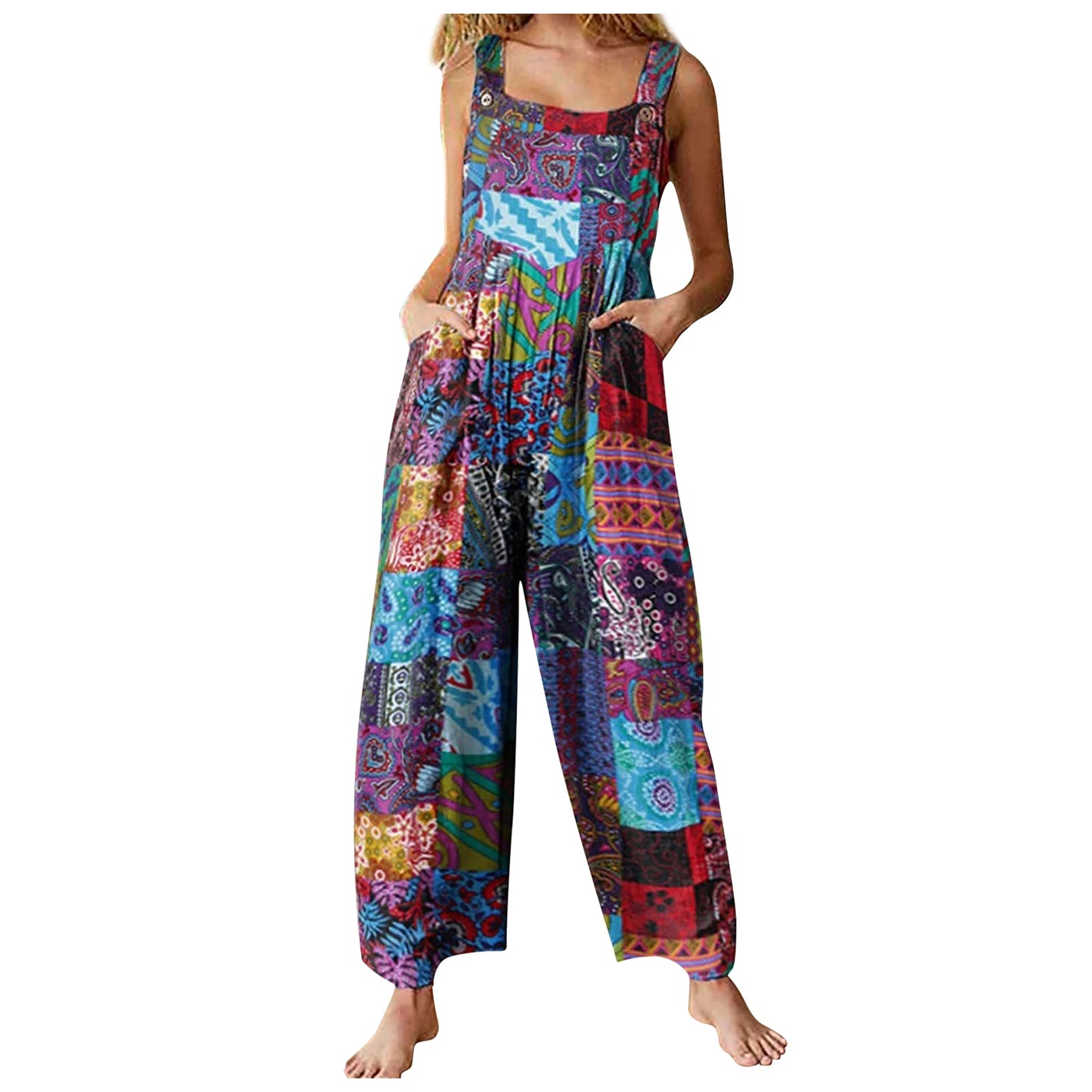 Women Jumpsuits Overalls Multicolor