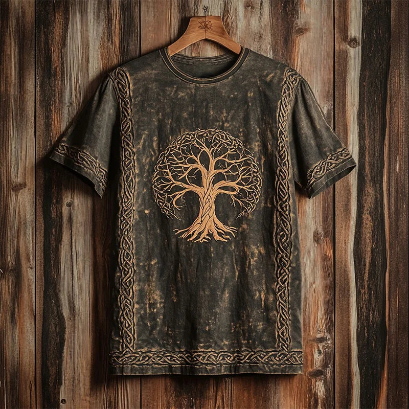 Men's Short-Sleeve T-Shirt Ethnic Print