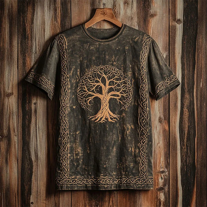 Men's Short-Sleeve T-Shirt Ethnic Print