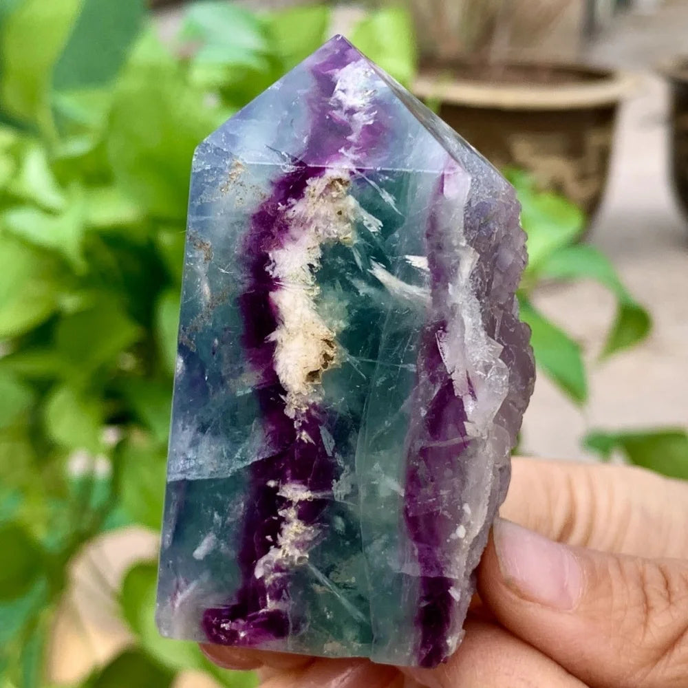 Rare Natural Crystal Obelisk Energy Column