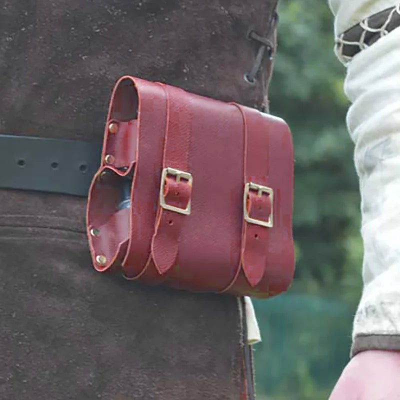 Medieval Renaissance PU Leather Potion Vial Holder