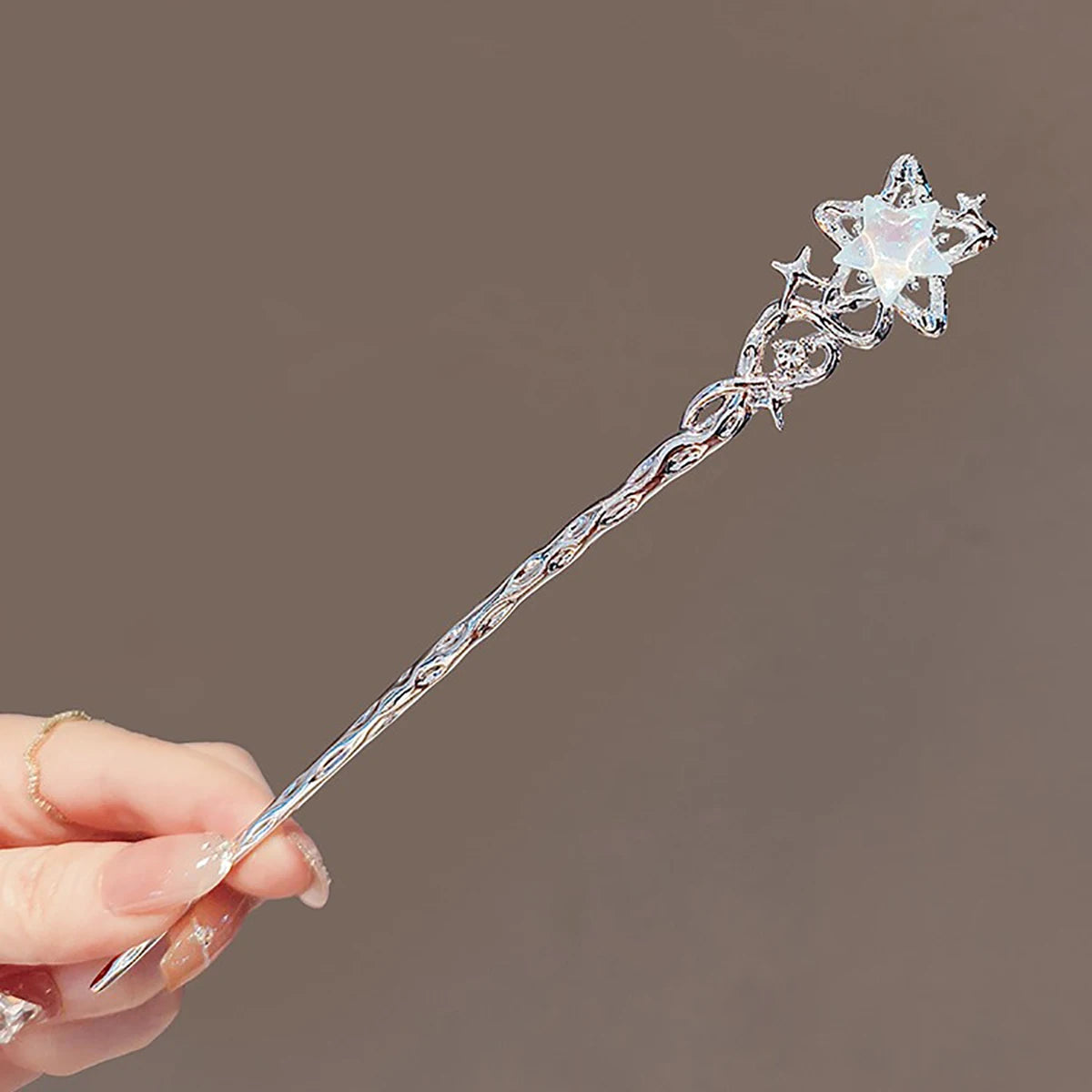 Vintage Moonstone Star Moon Hair Sticks