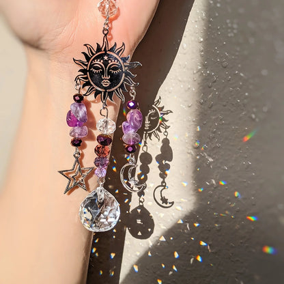 Amethyst Moon Goddess Suncatcher