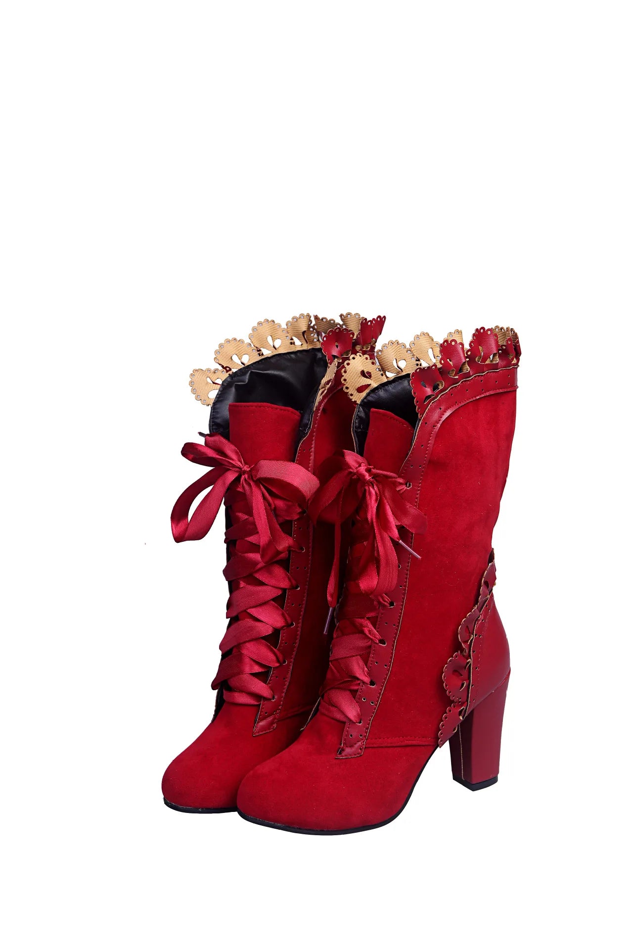 Women's Medieval Leather Ankle Boots