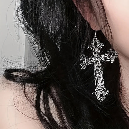 Vintage Mushroom Pendant Earrings