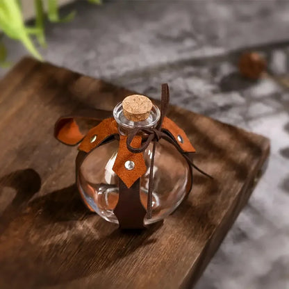 Medieval Magic Potion Bottle Vintage Leather Case