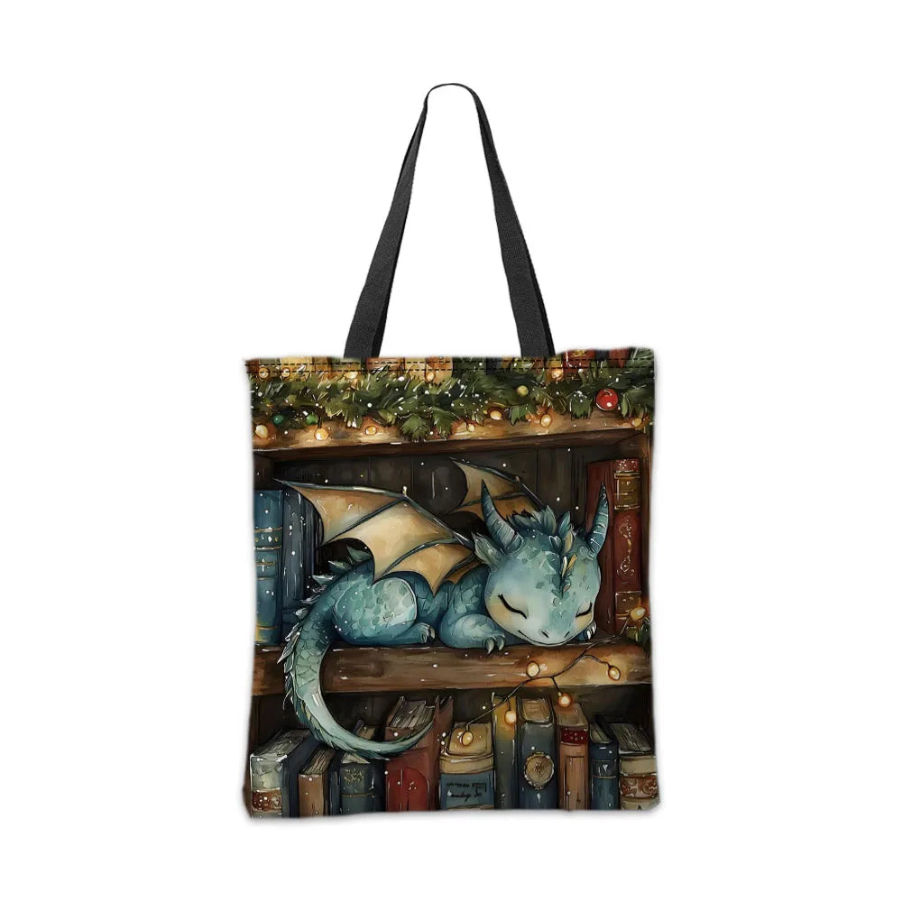 A Little Dragon Sleeping Tote Bag