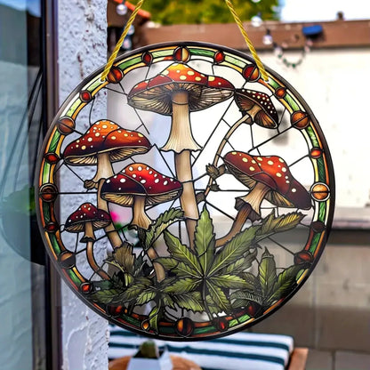 Acrylic Mushroom Suncatcher