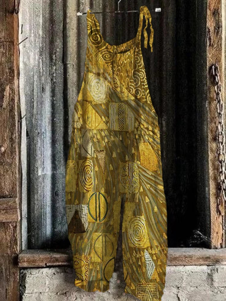 Printed Women's One-piece Shorts Urban Street Trend