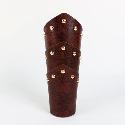 Medieval Leather Armor Arm Warmers