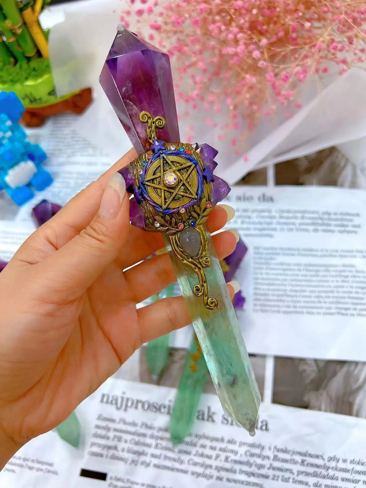 Handmade Healing Spiritual Witchcraft Magic Stick