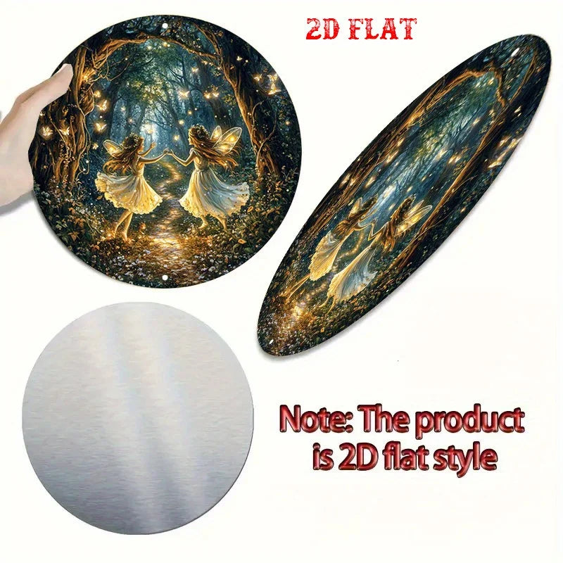 Magic Forest Circular Sign